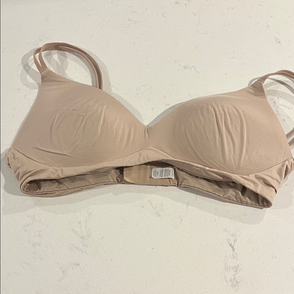 aerie Nude Light Beige Wireless T-Shirt Bra